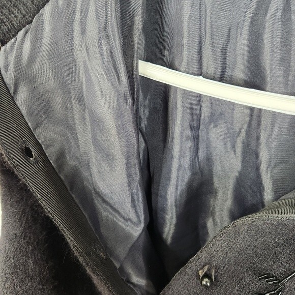 ViVien Forest Vintage Lambswool Angora Blend Beaded Sequin Cardigan Size Small - Picture 8 of 13